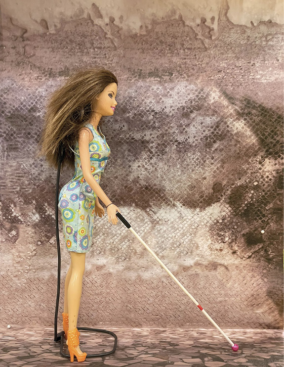 Visually impaired Barbie, Omero Tactile State Museum of Ancona