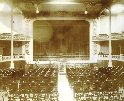 Interior of the Olimpia Theatre - Bologna