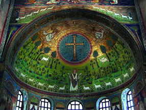 Picture - Mosaic in San Appollinare in Classe, Ravenna