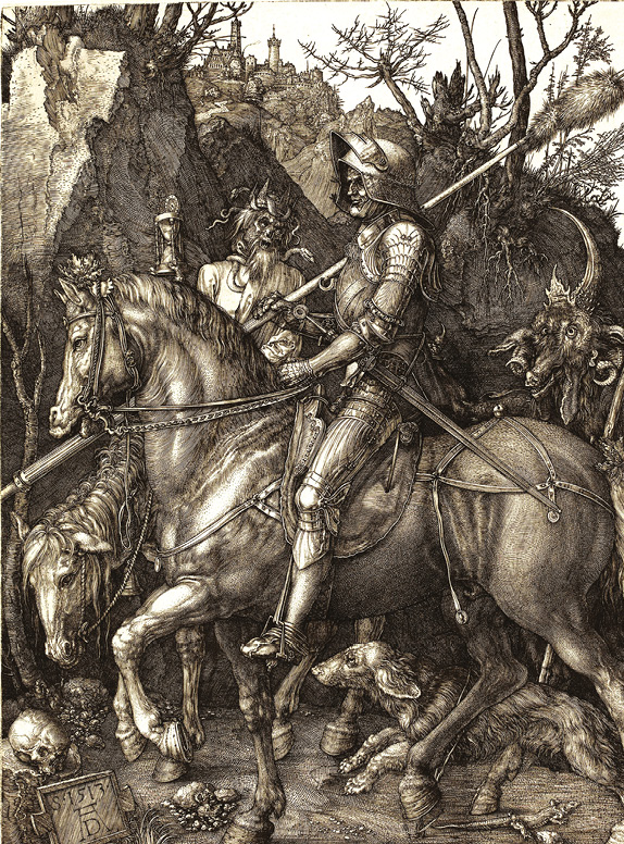 Knight, Death, and the Devil- Albrecht Dürer, 1513