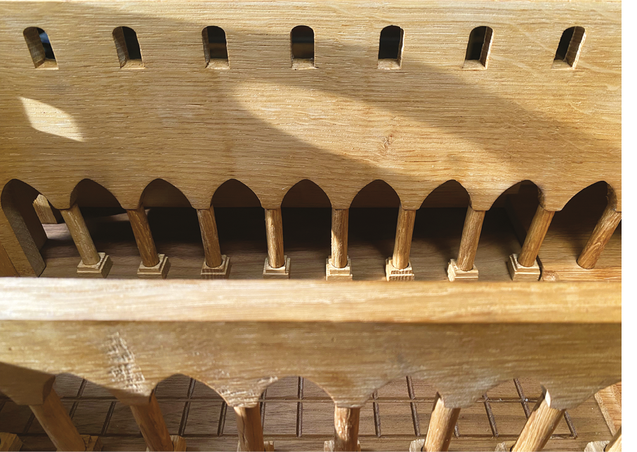 Particolare interno della navata centrale della Basilica di Aquileia - Udine