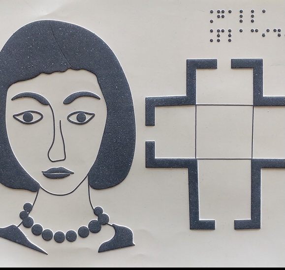 Galla Placidia, carta a rilievo in microcapsule Minolta