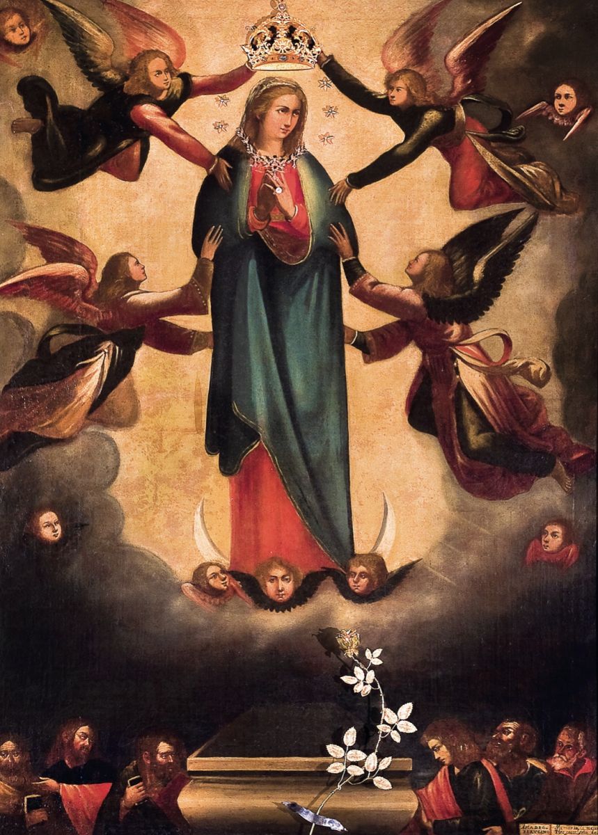 Vergine Assunta - Amedeo Perugino (1.600 ca) Santuario Ta’ Pinu di Gozo, Malta