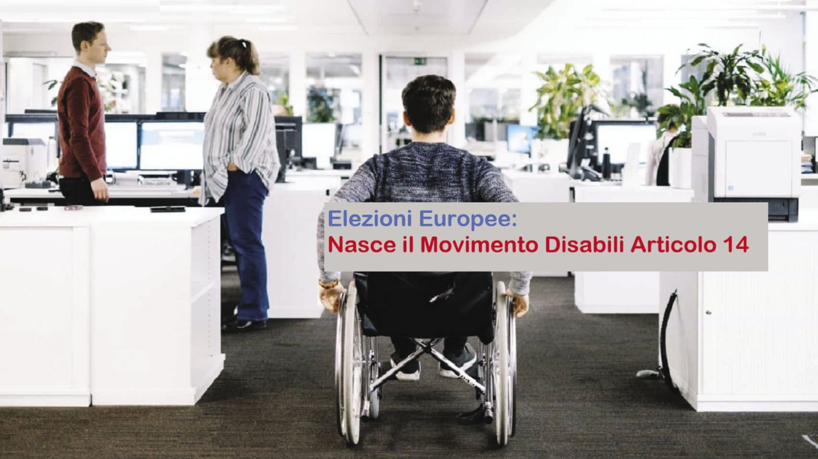 Poster per il Movimento disabili