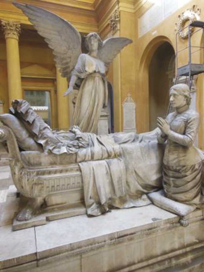 Sepolcro Bisteghi Certosa di Bologna - Galleria degli Angeli