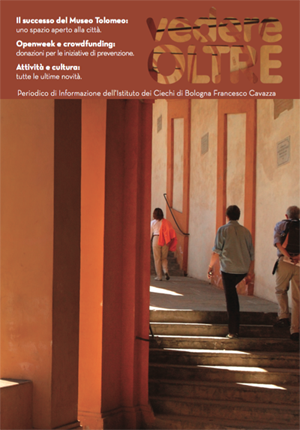 Vedere Oltre immagine di copertina, salita lungo il portico di San Luca 