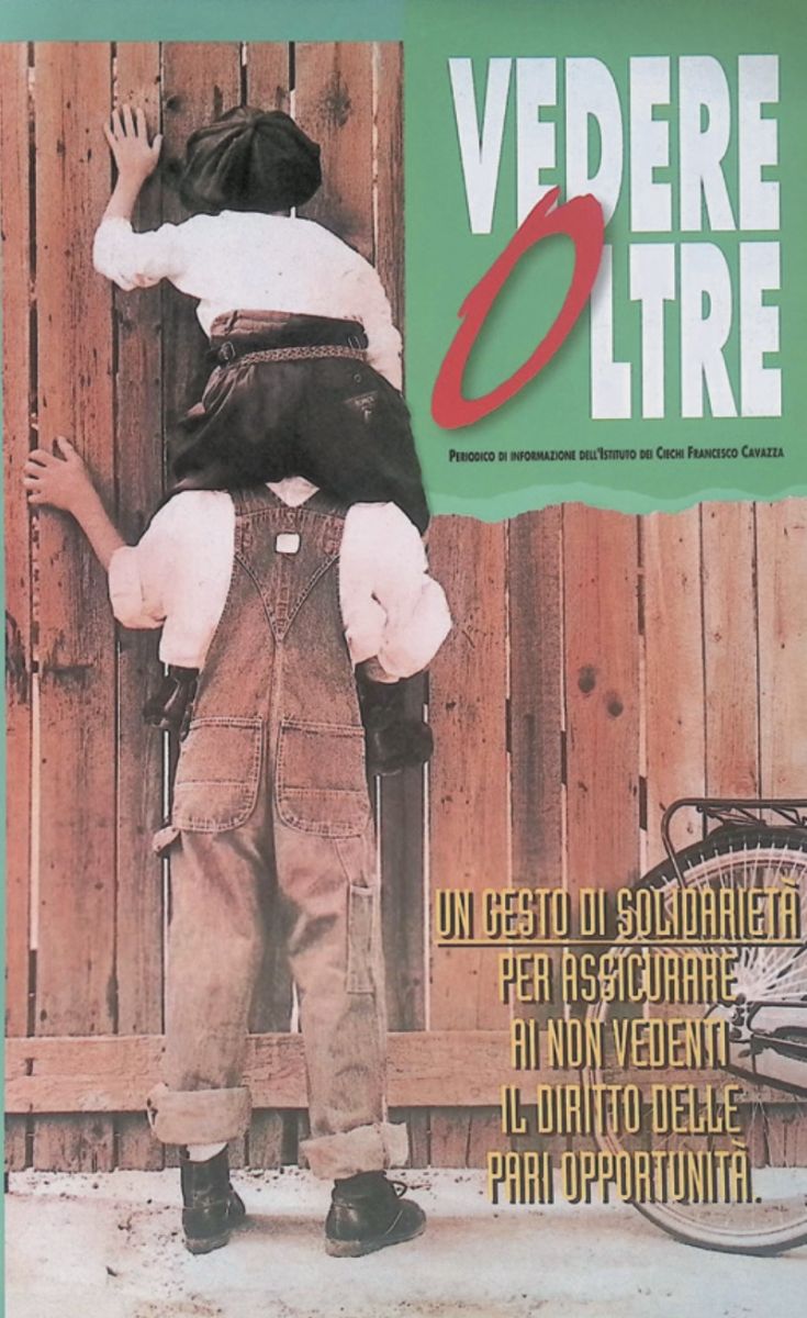 Cover of first issue of Vedere Oltre - 1994, Bologna