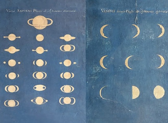 Illustration of celestial phenomena - Maria Clara Einmmart (1676-1707)