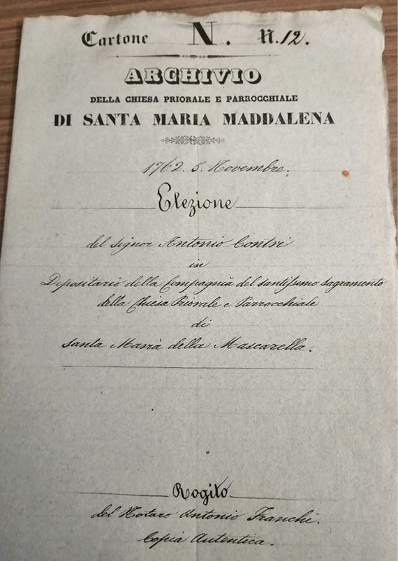Le Compagnie del SS.mo Sacramento, istituite nel 1566 dal Cardinale Gabriele Paleotti Le Compagnie del SS.mo Sacramento, istituite nel 1566 dal Cardinale Gabriele Paleotti