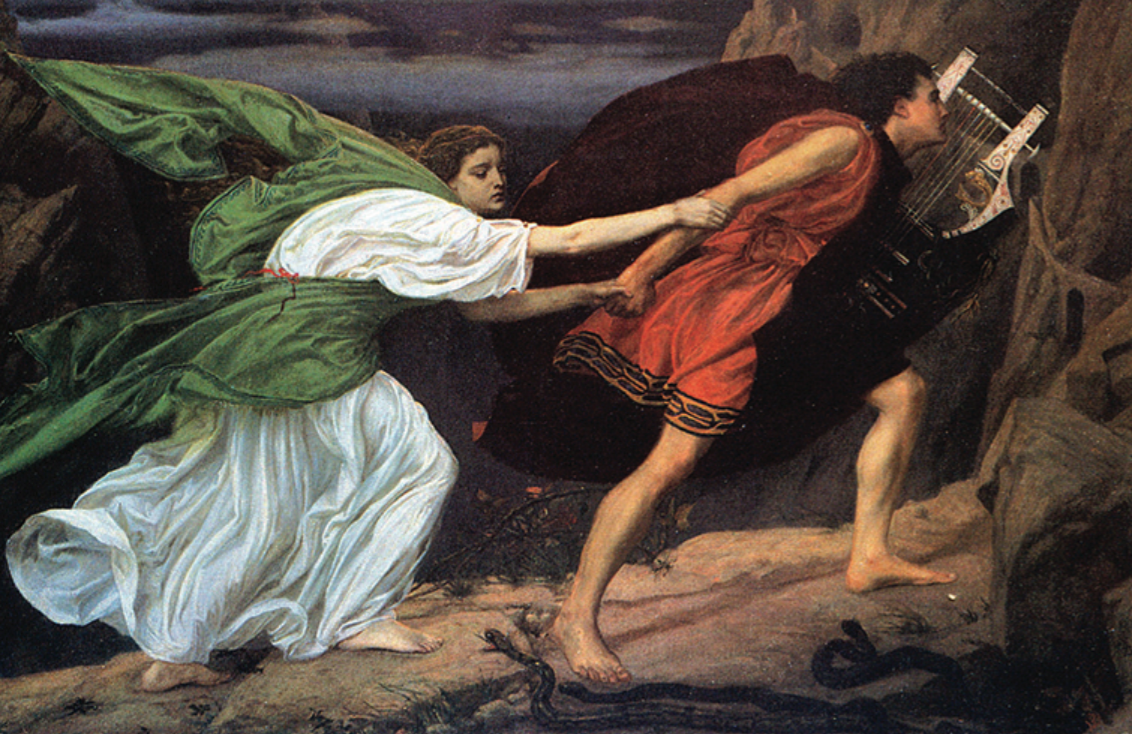 Orpheus and Eurydice by Edward John Poynter (1862)