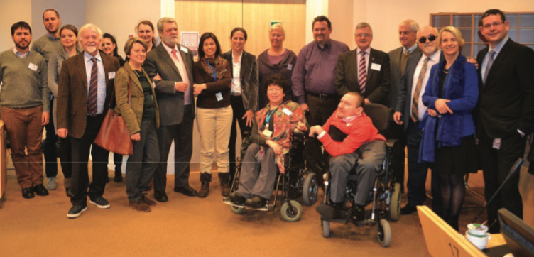 Members and staff of the Executive Committee, European Disability Forum