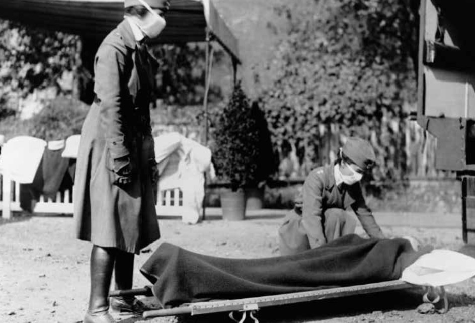 Infermiere ai tempi dell'influenza spagnola - Italia, 1918