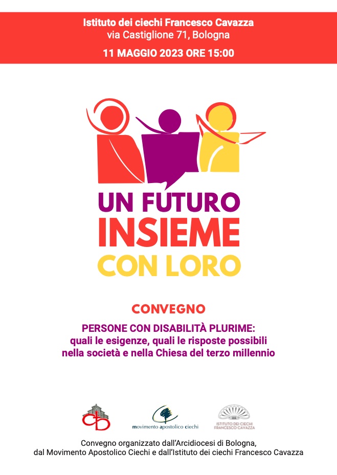 Un futuro insieme con loro - locandina del convegno