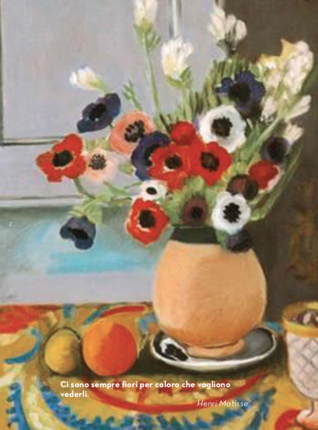 Retro di copertina - Ci sono sempre fiori per coloro che vogliono vederli - Henri Matisse