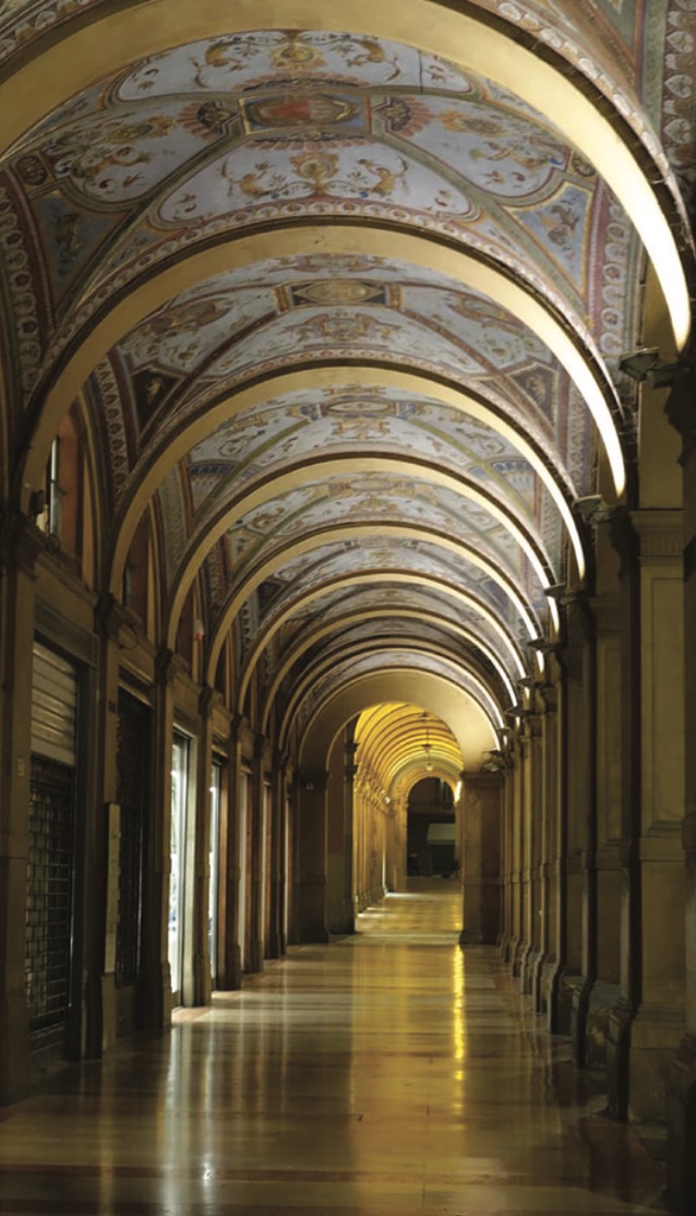 View of the arcades