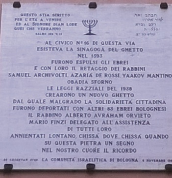 Memorial plaque - Via de' Gombruti, Bologna