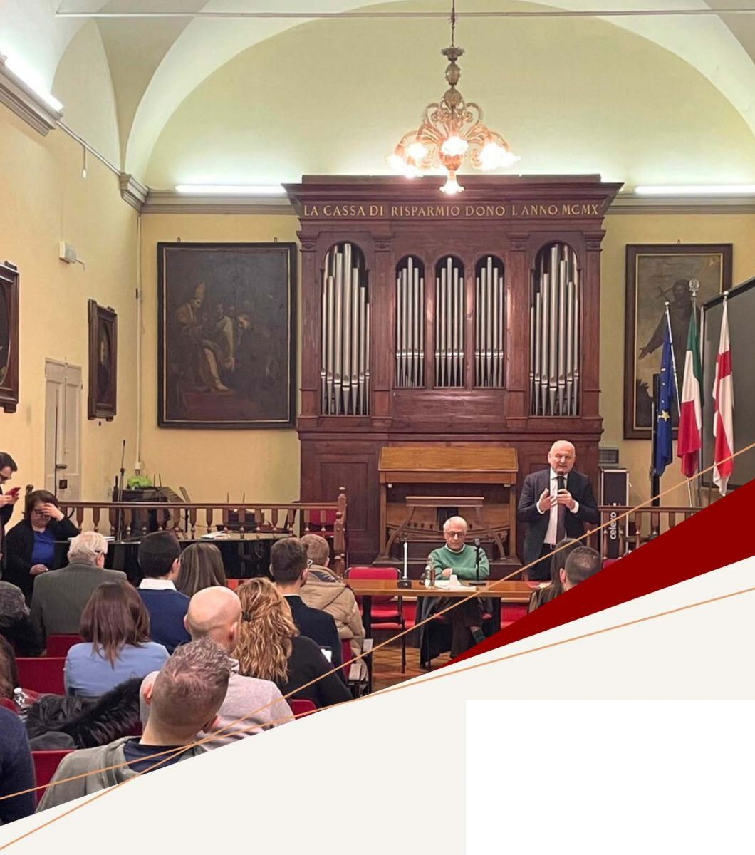 Interno dell'aula magna dell'Istituto Cavazza