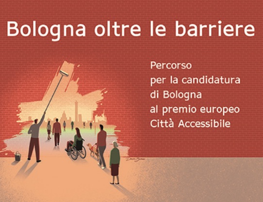 Locandina progetto "Bologna oltre le barriere" - Bologna
