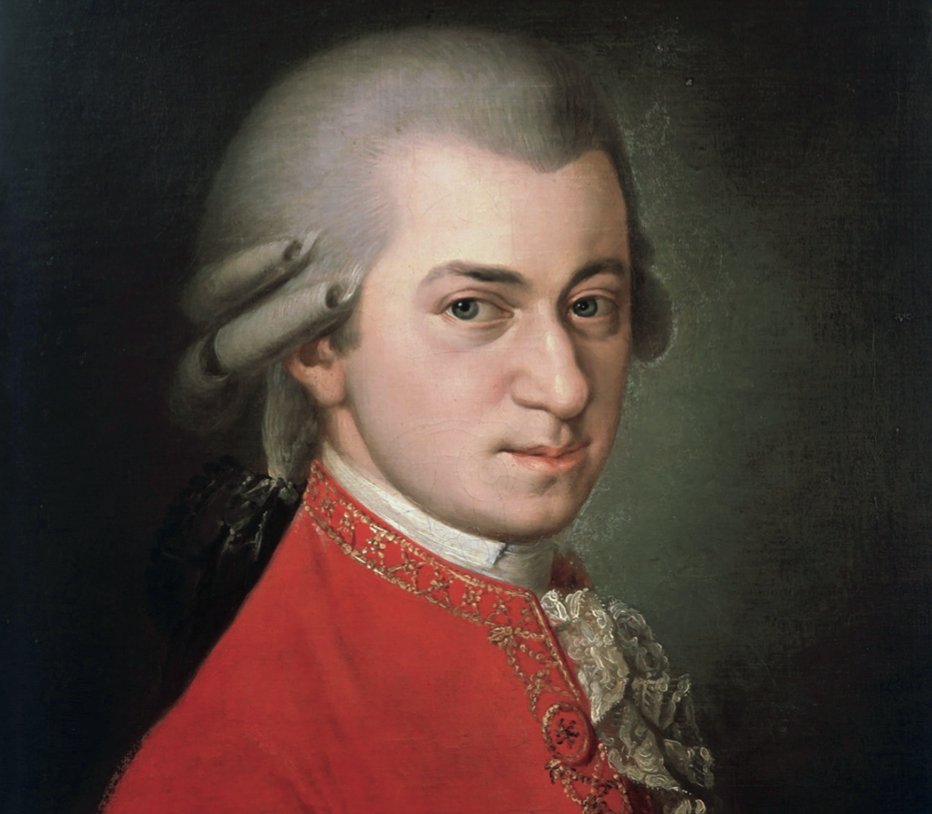 Portrait of Wolfgang Amadeus Mozart, by Barbara Krafft (1819)