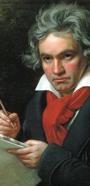 Portrait of Ludwig Van Beethoven by Joseph Karl Stieler