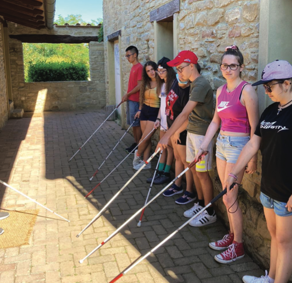 Youth at the Eco Campus, Borgo Basino, Fattorie Faggioli, July 2020