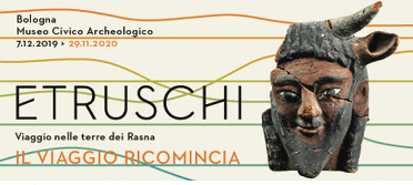Manifesto Mostra Etruschi - Museo Civico Archeologico Bologna