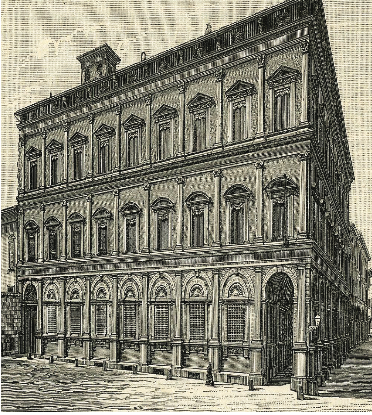 Entrance of the Malvezzi Palace, Bologna