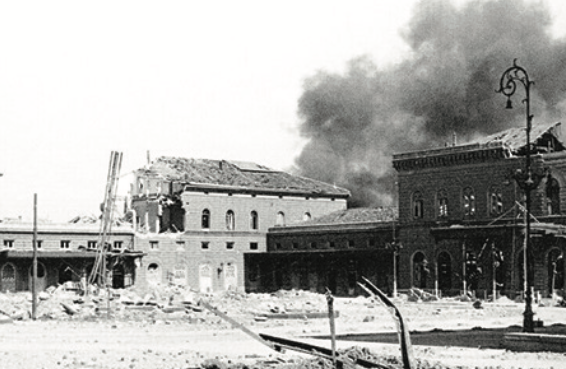 Bologna's Central Station, July 24, 1943