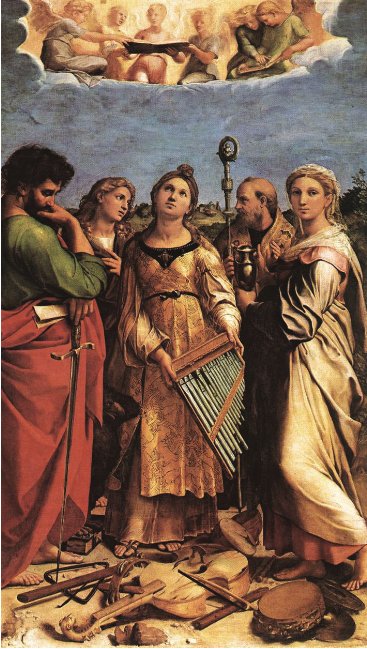 L'Estasi di Santa Cecilia - Raffaello (1513 - 1514)