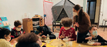 Children during the Independence Days Project – Istituto Cavazza, Bologna