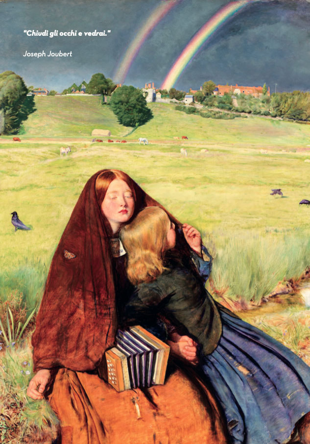 Back cover - "Close your eyes and you will see."- Joseph Joubert