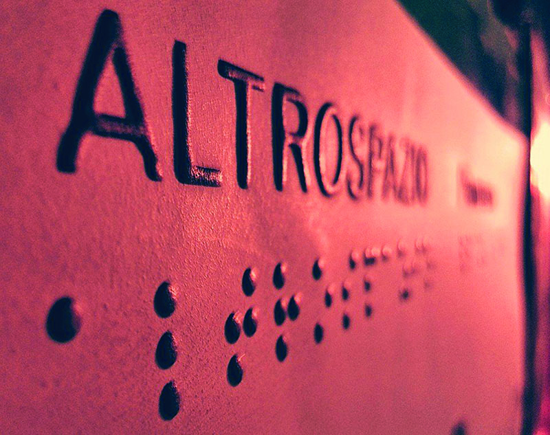 Altro Spazio’s sign