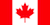 bandiera del Canada, rossa e bianca