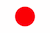 bandiera del Giappone, rossa e bianca