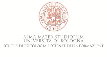 Logo Università di Bologna - Scuola di Psicologia e Scienze della Formazione
