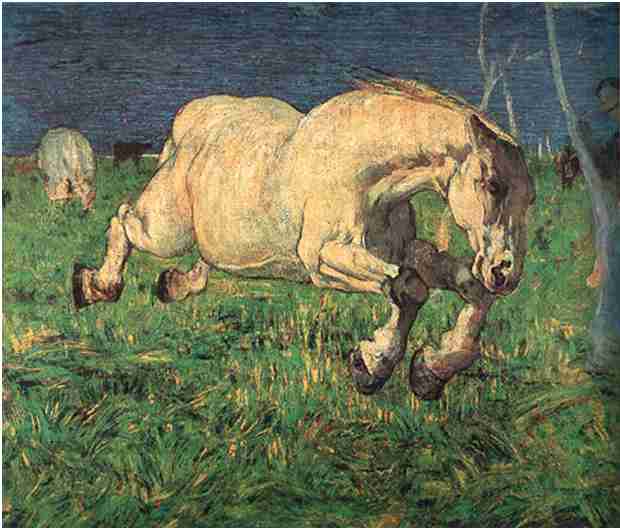 G. Segantini, Il galoppo
