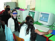 Picture of a computer science lab