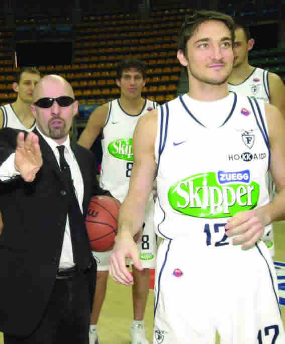 Marco Berry from Le Iene and Pozzecco