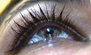 Close shot of an eye