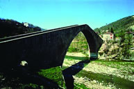 Picture - Alidosi Bridge in Castel del Rio 