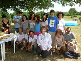 Foto di gruppo - Bambini, familiari ed istruttori al GESE