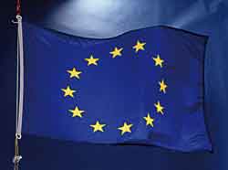 Foto - Bandiera europea