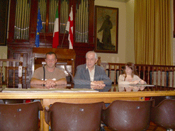 Picture - From left: Felice Tagliaferri, Pier Michele Borra, Loretta Secchi