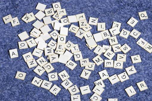 Foto - Tessere con le lettere dello scarabeo