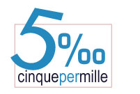 Logo - 50/00 cinque per mille