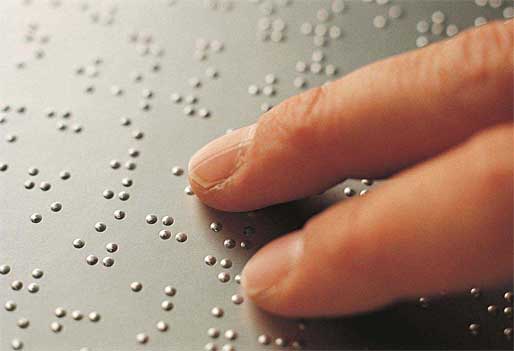 Picture - Reading Braille