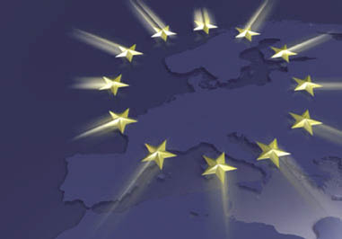 Foto - Bandiera europea